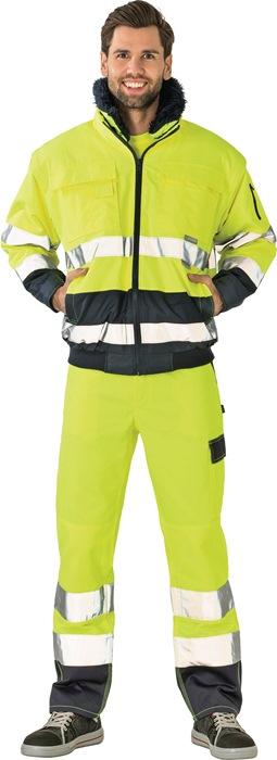 Veste confort de signalisation taille XXL jaune/marine 100 % PES PLANAM_0