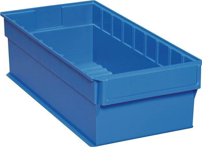 Boîte pour étagère L500xl235xH145 mm bleu polypropylène PROMAT_0