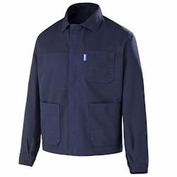 Cepovett - Veste de travail 100% coton ESSENTIELS Bleu Marine Taille XS - XS bleu 3184378555236_0
