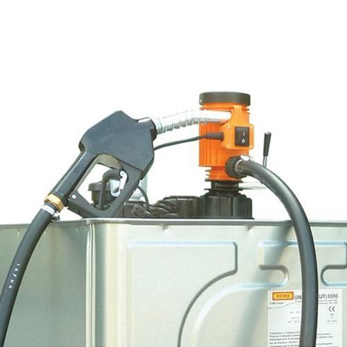 Pompe électrique CENTRIMATIC 12 V avec pistolet automatique - Pour gasoil, GNR, diesel, fioul - CEMO - 8641_0