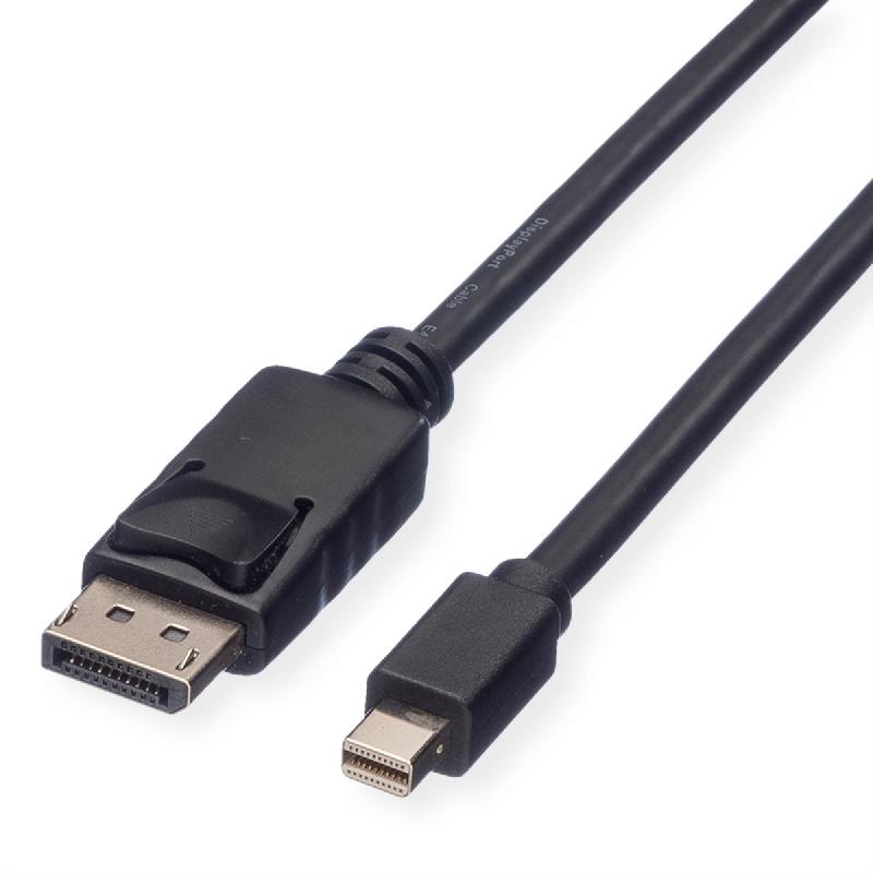 ROLINE Câble DisplayPort DP M - Mini DP M, noir, 1 m_0