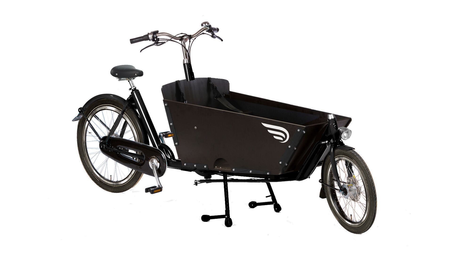 Biporteur AMSTERDAM AIR - Vélo cargo musculaire avec coffre avant 100x63 cm_0