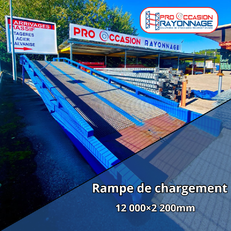 Rampe de chargement - 12m x 2.2m - Acier galvanisé_0