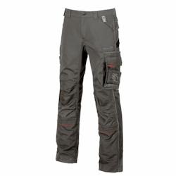 U-Power - Pantalon de travail gris clair DRIFT Gris Clair Taille 58 - 58 gris 8033546189269_0