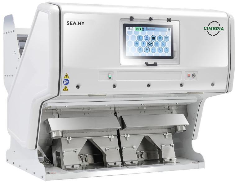 Machine de tri optique dotée de caméras hyperspectrales, idéale pour l'industrie alimentaire et du recyclage - SEA.HY_0