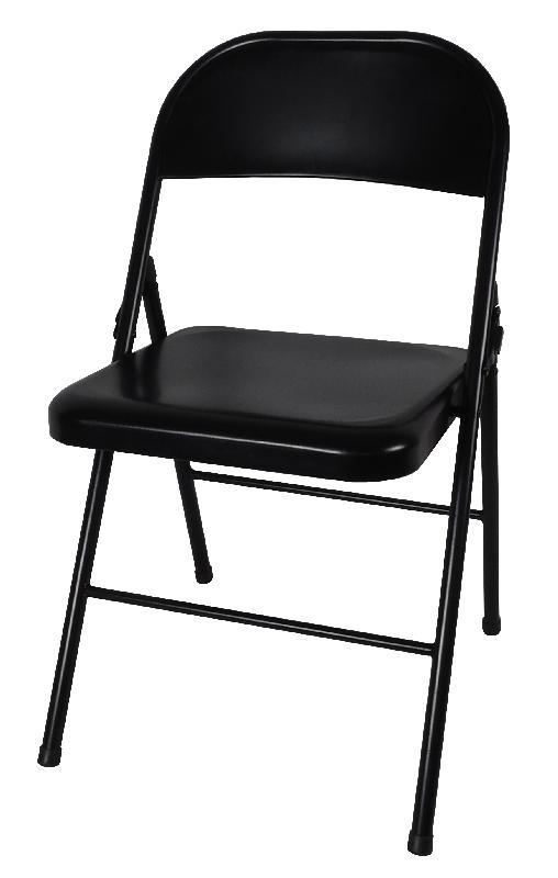 Chaise pliante metal noire argon m0_0