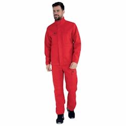 Lafont - Pantalon de travail coton majoritaire BASALTE Rouge Taille XS - XS rouge 3609705686495_0