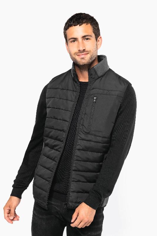 Bodywarmer bi-Matière homme  -  Réf: K6170_0