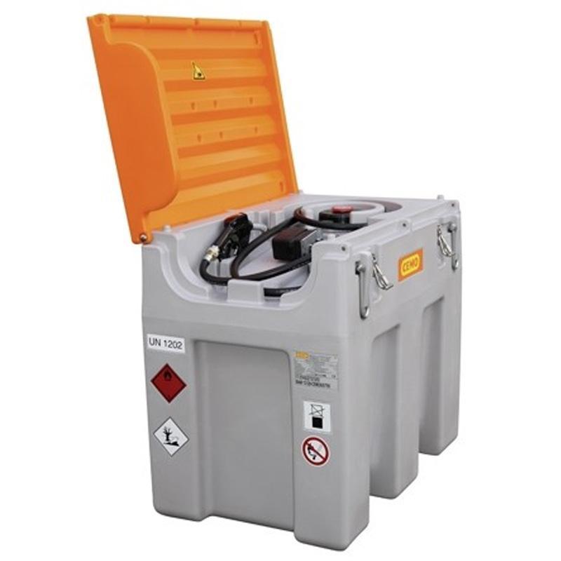 Station Easy Mobil 600 litres ADR - Pompe Cematic 3000 12 V - Avec capot - CEMO - 10320C_0