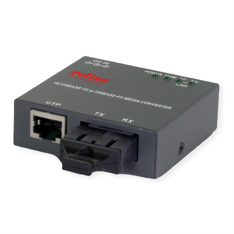 ROLINE Convertisseur Fast Ethernet compact, 10/100Base-TX  100Base-FX (SC)_0