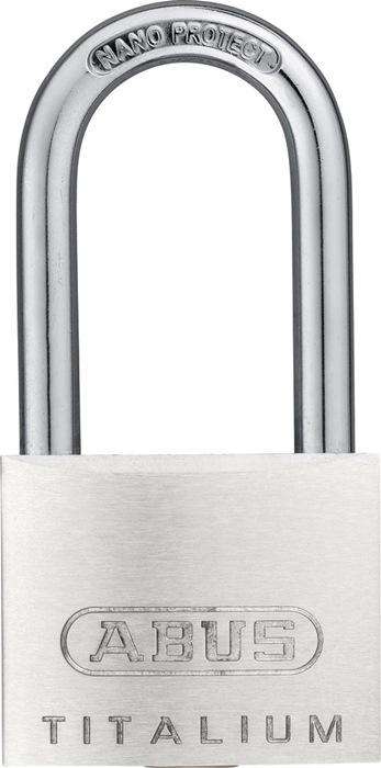 Cadenas cylindrique 64TI/40HB40 gl largeur du corps de verrou 40 mm Titalium fermeture identique 6411 ABUS_0