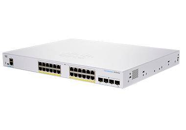 Cisco CBS350-24P-4G-EU commutateur réseau Géré L2/L3 Gigabit Ethernet (10/100/1000) Argent_0