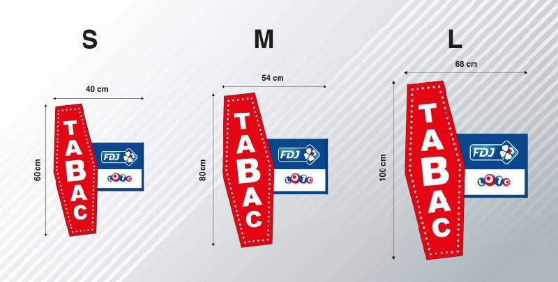 Enseigne drapeau Tabac LOTO_0