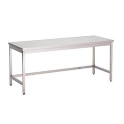 Table inox sans étagère basse Gastro M 1400 x 700 x 850mm - UNGN109_0