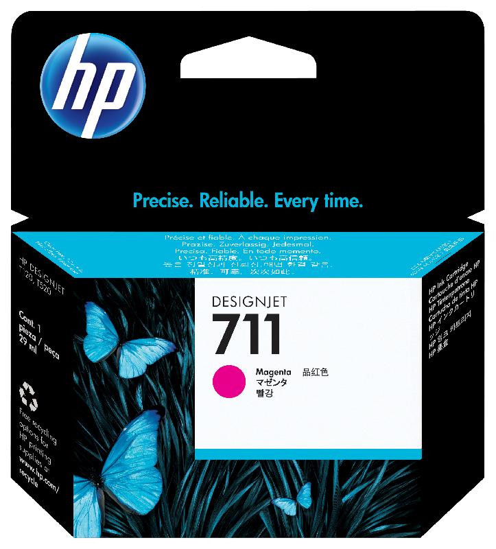 HP 711 cartouche d'encre DesignJet magenta, 29 ml_0