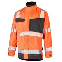 Cepovett - Blouson de travail Fluo ADVANCED haute visibilité Orange / Gris Taille 2XL - XXL orange 3603623424313_0