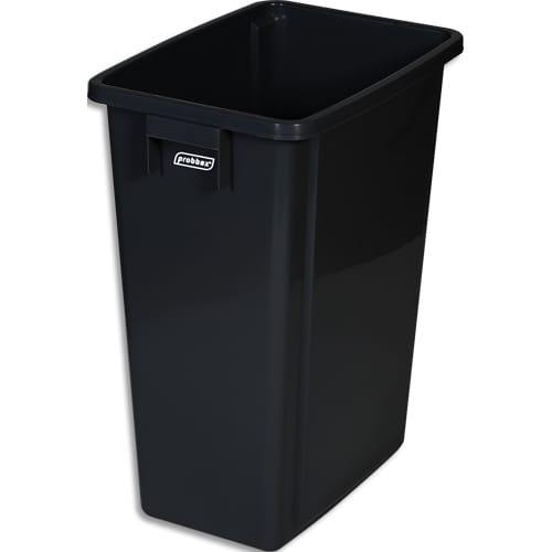 Probbax collecteur à déchets noir, capacité de 60l._0