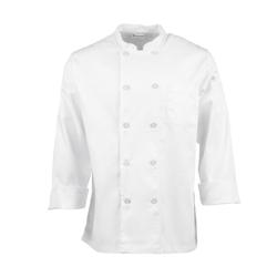 Veste de cuisine mixte Le Mans Chef Works blanche XL - XL blanc A371-XL_0