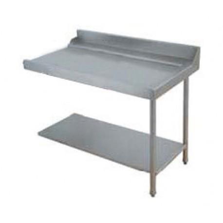 Table lisse d'entrée ou de sortie pour lave-vaisselle - 1100x600x850 mm - 75483_0