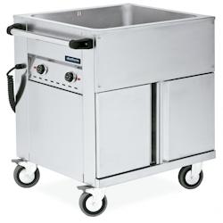 Chariot Bain-Marie Avec Réserve Chaude 3 GN 1/1 - Distform - 0698142125851_0