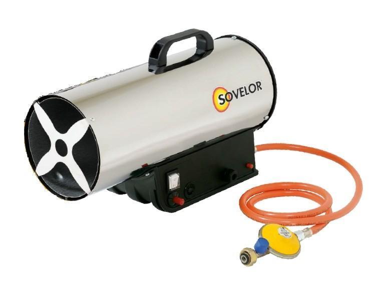 Chauffage à air pulsé portable au gaz propane allumage manuel piezo - SOVELOR-DANTHERM - MG330_0