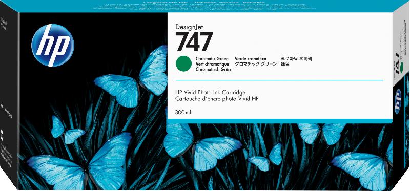 HP Cartouche d'encre DesignJet 746 de 300 ml vert chromatique_0