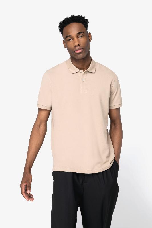 Polo écoresponsable maille piquée homme -  Réf: NS207_0