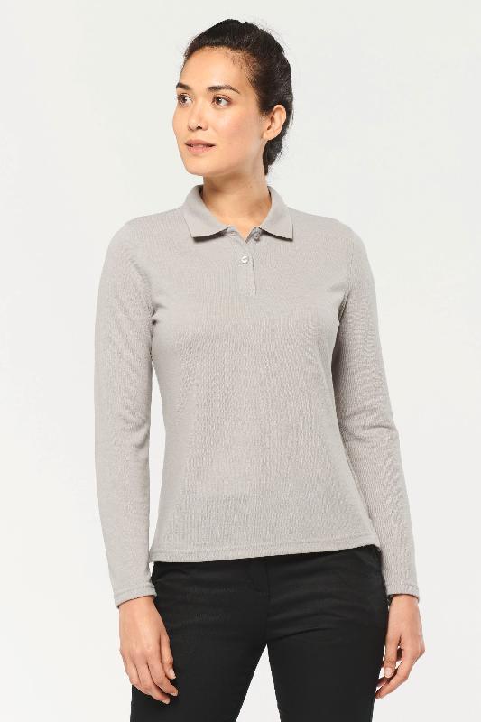 Polo manches longues femme - Réf: WK277 - WK. Designed To Work - 65% polyester / 35% coton - Lavable à 60°C_0