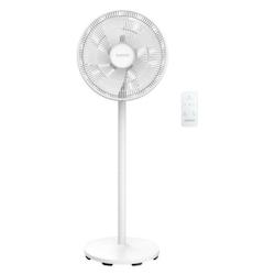 Ventilateur de pied digital - 50 W - Ø 40 cm - 3 vitesses - Oscillant - Inclinable - Blanc usage non-intensif OCEANIC - 3666749615690_0