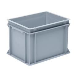 Bac gerbable standard norme Europe 400x300x325mm - Polypropylène gris - 30L - gris plastique polypropylène BPG0007_0