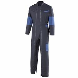 Cepovett - Combinaison de travail 2 Zip polyester majoritaire Facity Bleu Marine / Bleu Roi Taille 3XL - XXXL bleu 3184378512796_0