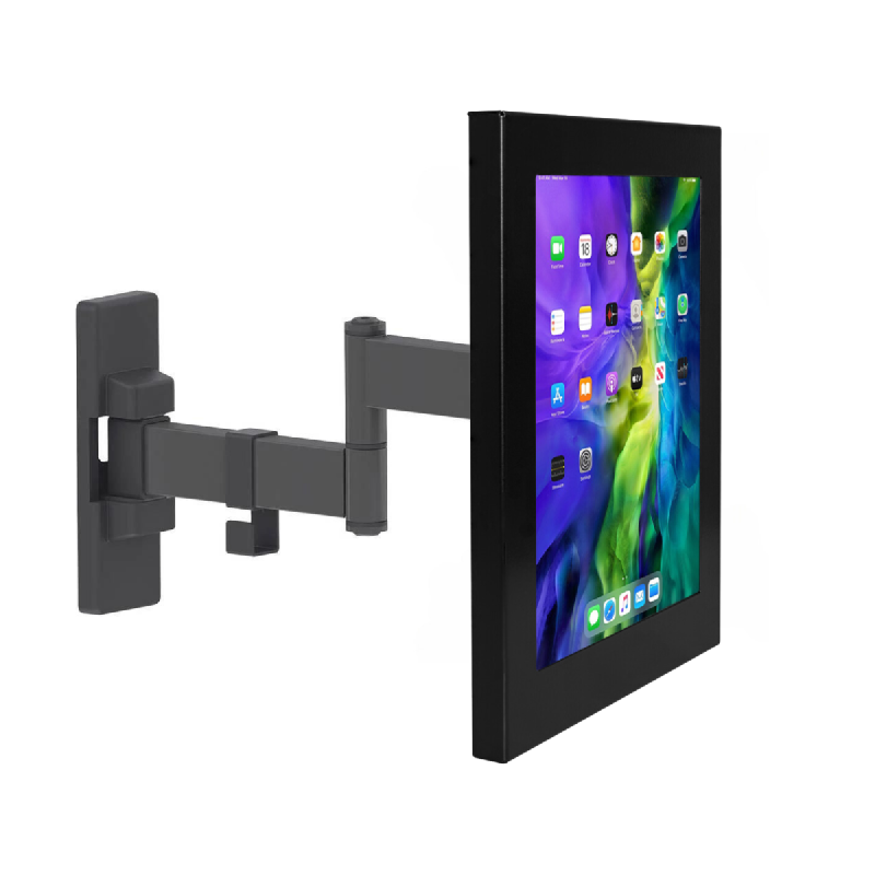 Support mural flexible 345 mm Securo M pour tablettes 9-11 pouces - noir - Bravour®_0