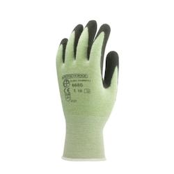 Coverguard - Gants manutention enduit en fibres de bambou vert NFT EUROLITE BAMBOU (Pack de 10) Vert Taille 8 - 3435241066787_0