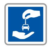 Panneau de signalisation indication: Station d'autopartage - C9_0