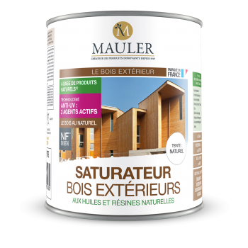 Saturateur bois extérieurs aux huiles et résines naturelles  -  MAULER  -  Réf. AG01200_0