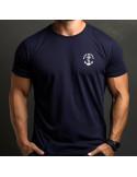 Tshirt bleu marine imprimé Marine Nationale - Militaires, Gendarmerie, Police et Sécurité_0