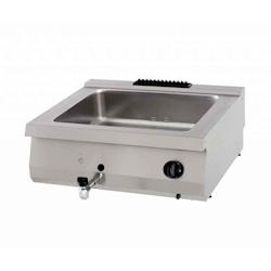 Maxima Heavy Duty bain marie - unité double - profondeur 70 cm - gaz - 3701117758071_0