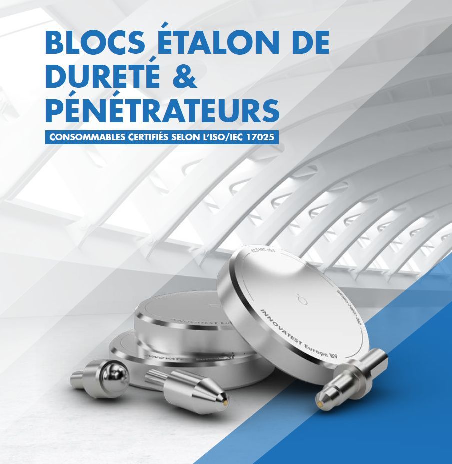 Blocs étalon certifiés ISO/IEC 17025 Vickers, micro-Vickers, Rockwell, Brinell, Knoop_0