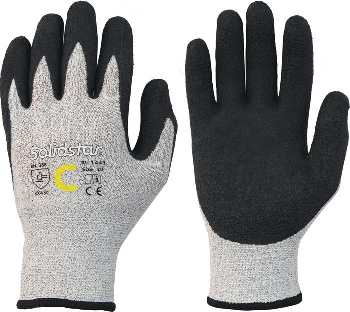 Gant de protection contre les coupures Solidstar 1443 taille 10 gris/noir EN 388 catégorie EPI II EN 388 12 paires LEIPOLD_0