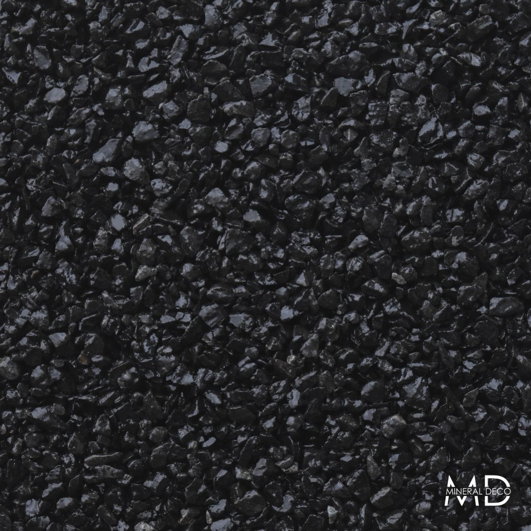 Gravier lavé séché de basalte noir 2/4 CARBONE (Premium) - GAMME CONCASSÉ - P-BASALT24_0