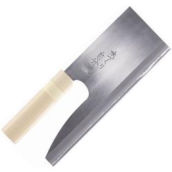Hounen Couteau Japonais Soba Kiri Lame 24cm avec Manche en Bois de Magnolia - 4543983510525_0