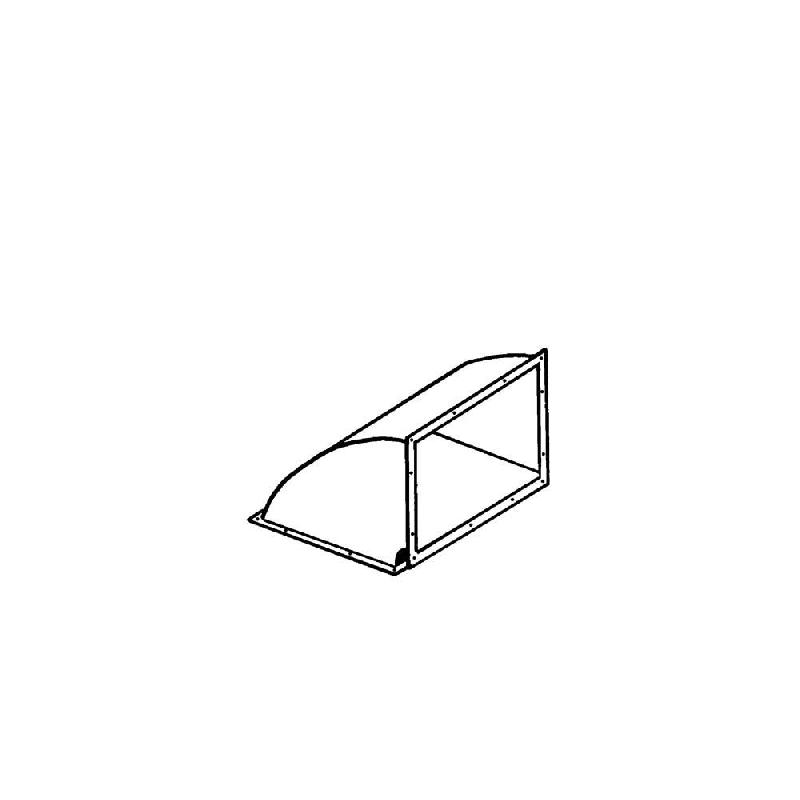 Plenum de Soufflage galvanisé rectangulaire à 90° pour SF190 - SOVELOR-DANTHERM - ACC252X_0