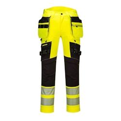 Portwest - Pantalon de service haute visibilité avec poches flottantes démontables DX4 Orange / Noir Taille 56 - 44 jaune DX442YBR44_0