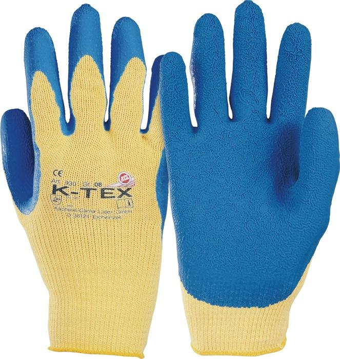 Gant de protection contre les coupures K-TEX 930 taille 10 bleu/jaune EN 388 catégorie EPI II fibres para-aramide 10 paires HONEYWELL_0