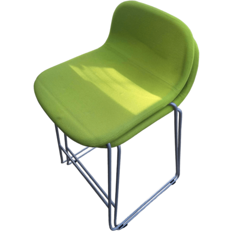 Tabouret haut Neo Lite - Materia d'occasion - Design moderne et empilable avec repose pied_0