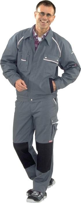 Blouson à  ceinture Canvas 320 taille 52 gris/noir 65 % PES / 35 % coton PLANAM_0