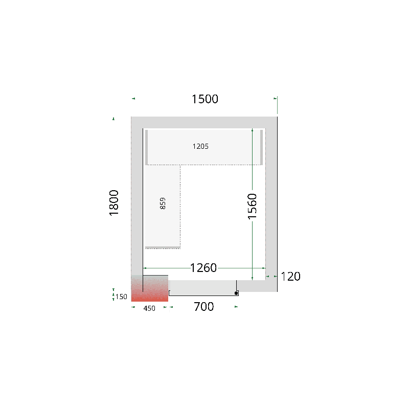 Panneaux de chambre froide 120 mm_0