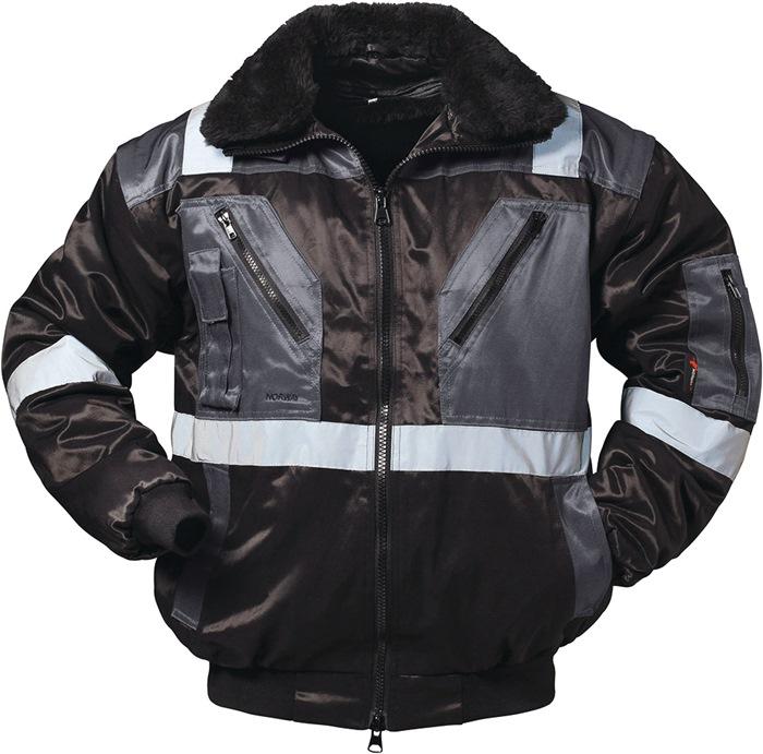 Veste de pilote combinée 4 en 1 Kirkenes taille M noir/gris 60 % coton / 40 % PES NORWAY_0