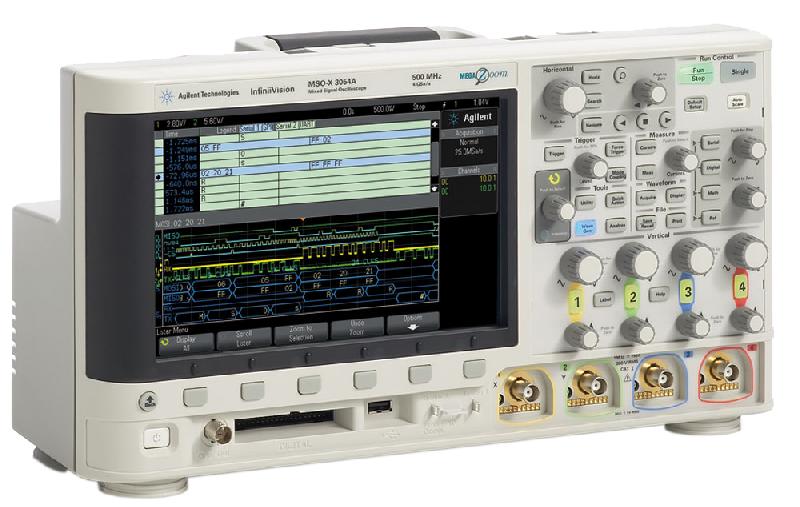 MSOX3014A | Oscilloscope numérique mixte 4 voies 100 MHz, 2 Géch/s, mémoire 2 MPts +16 voies logiques_0