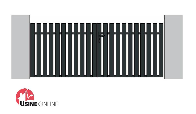 Portail Battant Alu Eduine_0